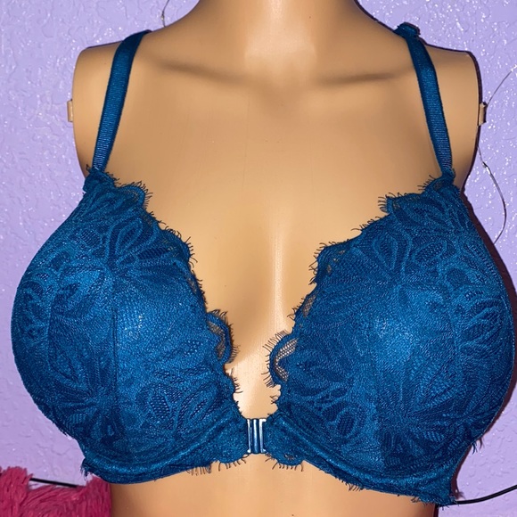 PINK VS BLUE BRA SIZE 36DDD - Picture 1 of 9